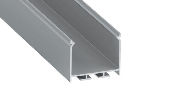 Profil LED natynkowy Nors srebrny 3m klosz mrożony