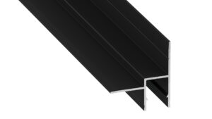Profil LED sufitowy Bruno czarny lakierowany 3 m