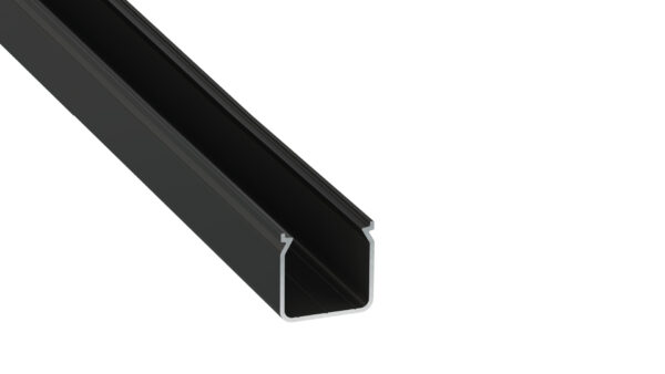 Profil LED natynkowy Helse czarny 2m klosz mleczny