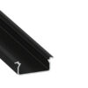 Profil LED wpuszczany Tved czarny 3m klosz mleczny