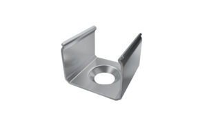 Uchwyt metalowy do profilu Sei srebrny