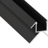 Profil LED narożny Canto bez perforacji czarny lakierowany 1 m