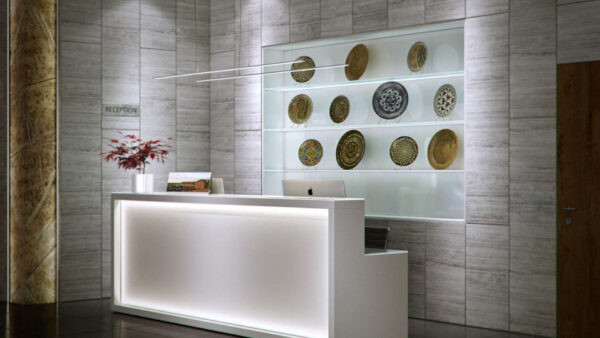 Profil LED nawierzchniowy typ Y złoty matowy 3 m