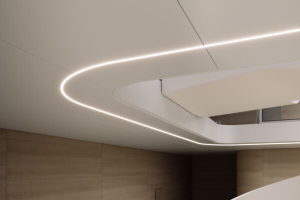 Profil LED wpuszczany inFlexa biały lakierowany 3 m