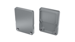 Zaślepka ALU do profilu Sileda + Tall srebrna