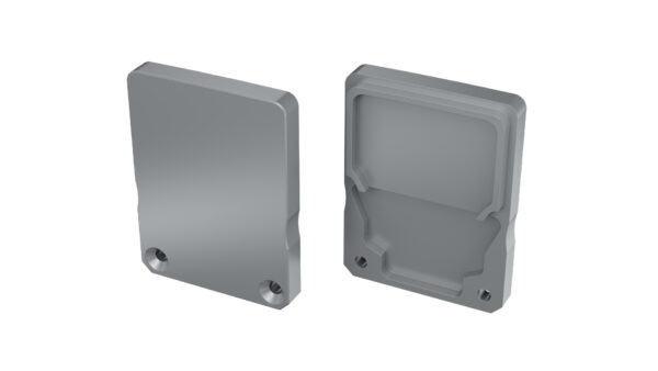 Zaślepka ALU do profilu Sileda + Tall srebrna