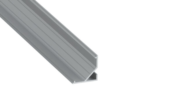 Profil LED kątowy Arre srebrny 2m klosz mrożony