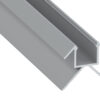 Profil LED narożny Canto bez perforacji srebrny anodowany 1 m
