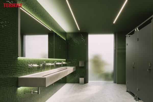 Profil LED natynkowy Hom czarny 3m klosz mrożony