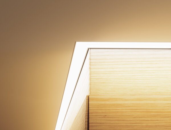 Profil LED sufitowy Bruno biały lakierowany 3 m