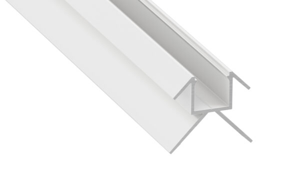Profil LED narożny Canto bez perforacji biały lakierowany 3 m