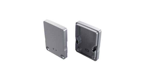 Zaślepka do profilu Sileda + Tall srebrna 2w1