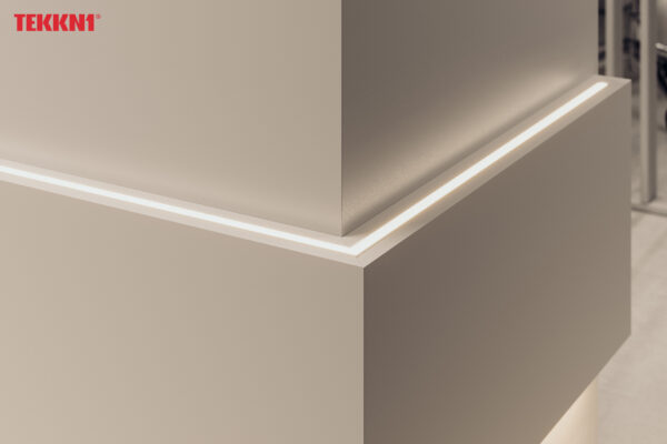 Profil LED wpuszczany Selde srebrny 2m klosz mrożony