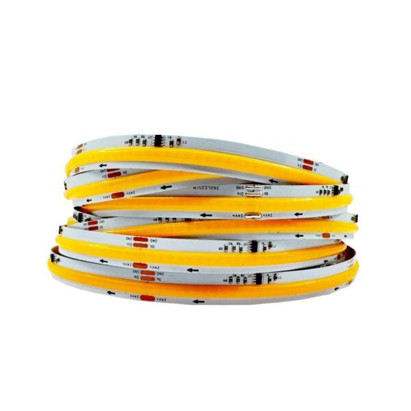 Taśma LED Cyfrowa COB 24V WS2811 11W/m 360 LED Ciepła