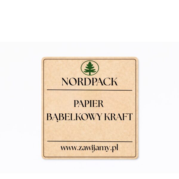 Papier bąbelkowy Kraft 30cm/50mb 80gsm Wypełniacz do paczek Premium