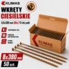 0a2a904e8256b501d44f5b9c59ce38ab KLIMAS Wkręty ciesielskie 8x380 do drewna łeb talerzowy Torx Klimas 50 szt.