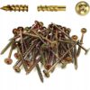 0cfb90f18cdd3ae2e4105a8e66625e90 KLIMAS Wkręty ciesielskie 8x50 do drewna łeb talerzowy Torx Klimas 50 szt.