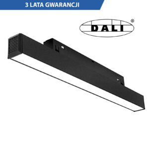 Lampa Liniowa Magnetyczna DALI CCT 12W Czarna