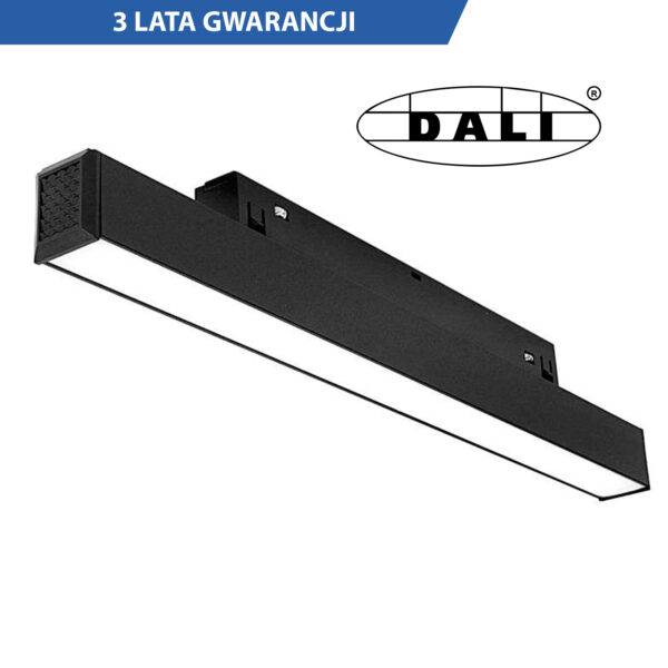 1144_1 Lampa Liniowa Magnetyczna DALI CCT 12W Czarna