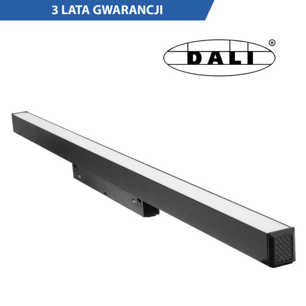 Lampa Liniowa Magnetyczna DALI CCT 20W Czarna