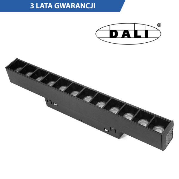 1146_1 Lampa Liniowa Magnetyczna Spot DALI CCT 12W Czarna