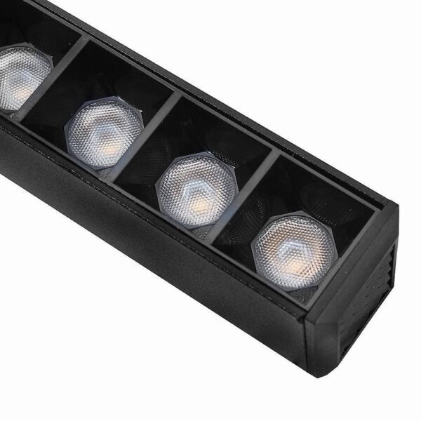 1147_3 Lampa Liniowa Magnetyczna Spot DALI CCT 24W Czarna