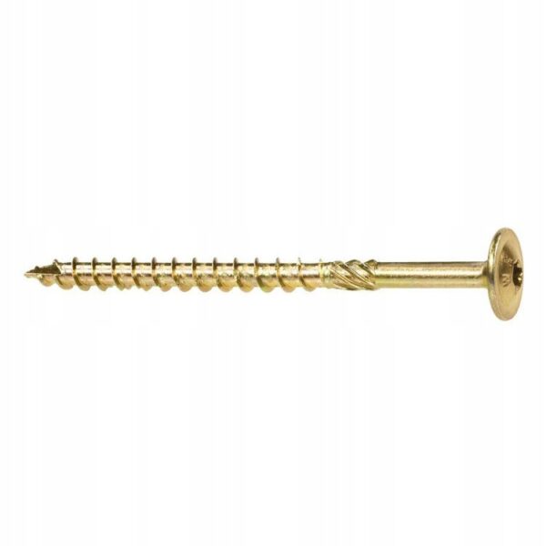 KLIMAS Wkręty ciesielskie 8x60 mm 50 szt. Łeb Talerzowy Podkładkowy Ocynk