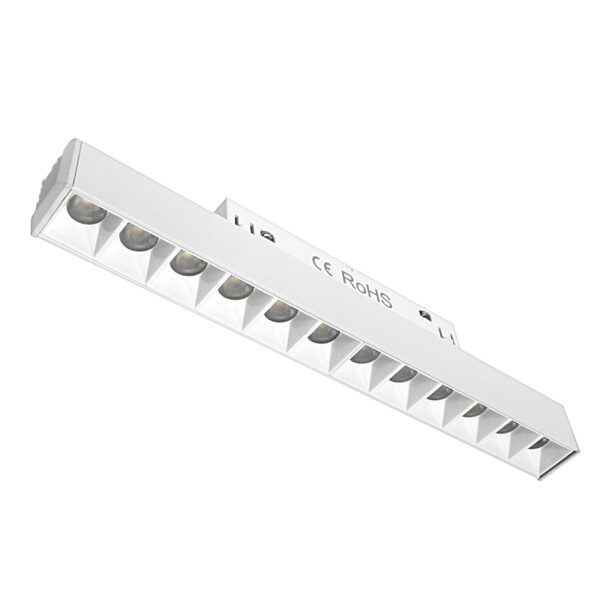 1305_2 Lampa Magnetyczna Liniowa Spot 12W Tuya Smart CCT Biała