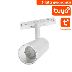 1442_1 Reflektor Magnetyczny 15W Tuya Smart CCT Biały
