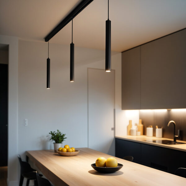Lampa magnetyczna wisząca 10W Tuya Smart CCT Czarna