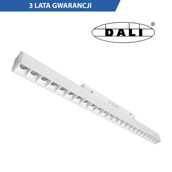 Lampa Liniowa Magnetyczna Spot DALI CCT 24W Biała