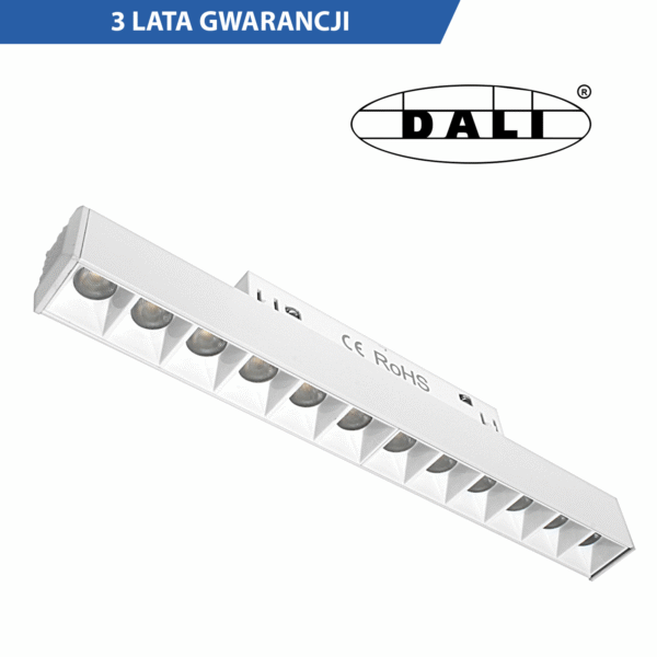 Lampa Liniowa Magnetyczna Spot DALI CCT 12W Biała