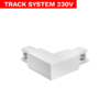 Narożnik do szyn 3-fazowych Track 3F biały