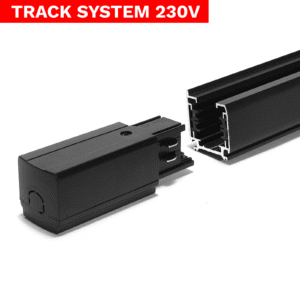 Końcówka zasilająca do szyn 3-fazowych Track 3F czarna