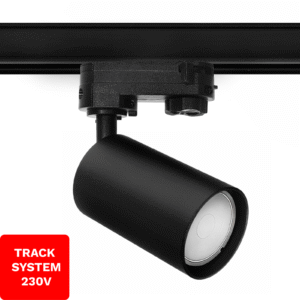 Reflektor szynowy GU10 3 fazowy Track 3F czarny