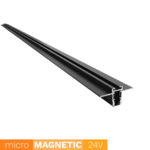 Szyna Magnetyczna Wpuszczana GK 12,5mm Micro Line 300cm czarna