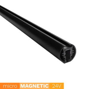 Szyna Magnetyczna Natynkowa Okrągła Micro Line 200cm czarna