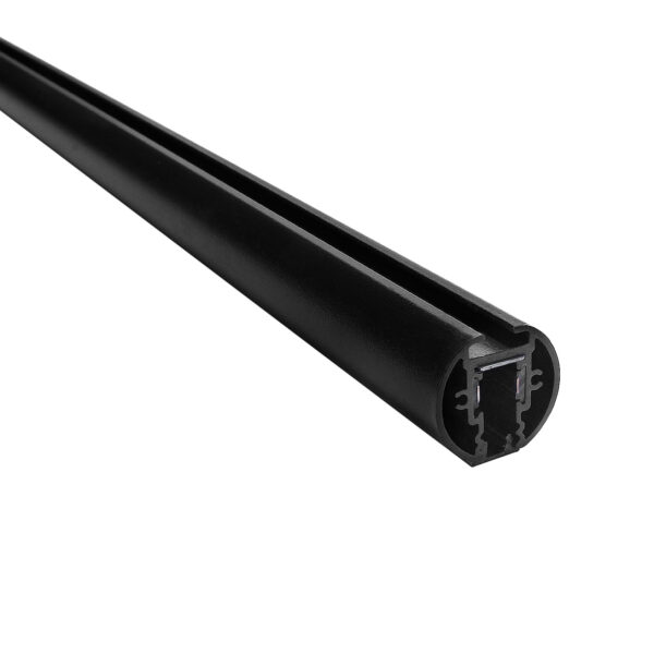 1553_2 Szyna Magnetyczna Natynkowa Okrągła Micro Line 200cm czarna