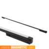 1562_5 Lampa Liniowa Magnetyczna 9W 4000K Micro Line czarna
