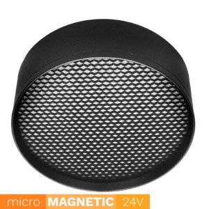1573_6 Lampa Okrągła Rastrowa Micro Line 9W 3000K czarna
