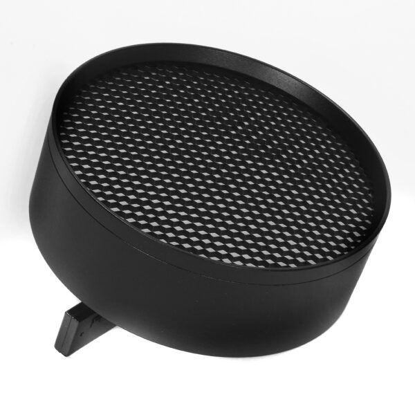 Lampa Okrągła Rastrowa Micro Line 9W 4000K czarna