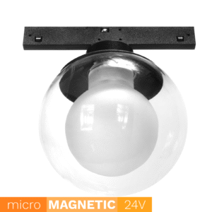 1578_3 Lampa Kula Magnetyczna Micro Line 6W 4000K czarna