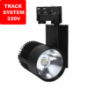 Reflektor szynowy 3-fazowy COB 30W 3450lm 4000K Czarny