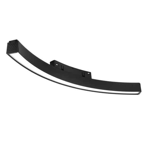 Lampa magnetyczna półokrągła 13W 3000K Black Line