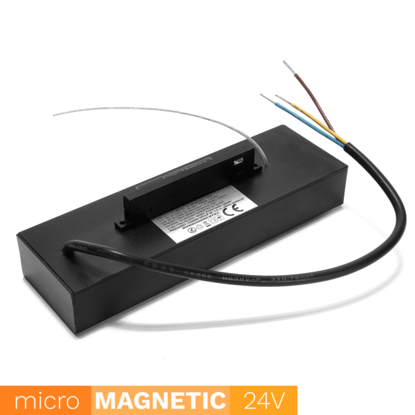 1604_3 Zasilacz Smart 2.4G do szyn magnetycznych Micro Line 200W czarny