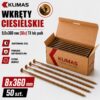 207e826f503b269eb3960dbd32f4f47c KLIMAS Wkręty ciesielskie 8x360 do drewna łeb talerzowy Torx Klimas 50 szt.