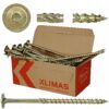 KLIMAS Wkręty ciesielskie 8x80 do drewna łeb talerzowy Torx Klimas 50 szt.