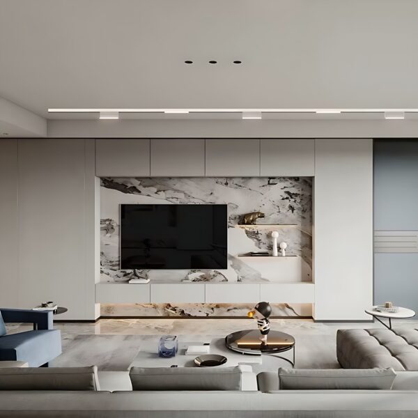 Szyna Magnetyczna Natynkowa 143,5 cm Biała