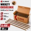 39e23fa1320627c38305cd114b74884b KLIMAS Wkręty ciesielskie 8x400 do drewna łeb talerzowy Torx Klimas 50 szt.