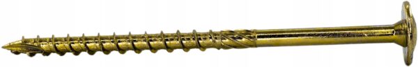 KLIMAS Wkręty ciesielskie 8x60 mm 50 szt. Łeb Talerzowy Podkładkowy Ocynk